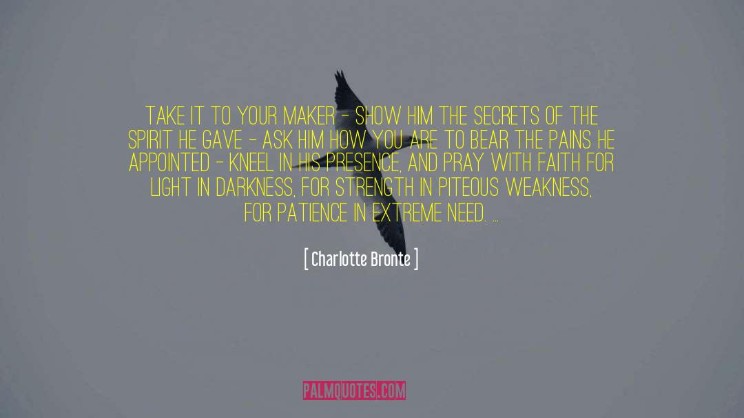 Kwartet Maker quotes by Charlotte Bronte