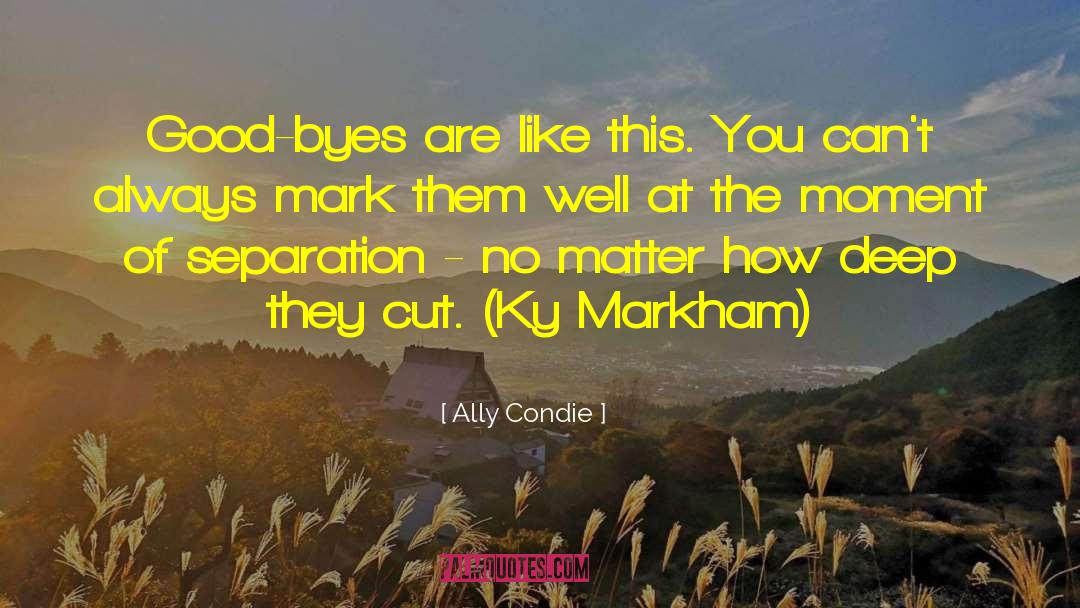 Ky Ymca quotes by Ally Condie