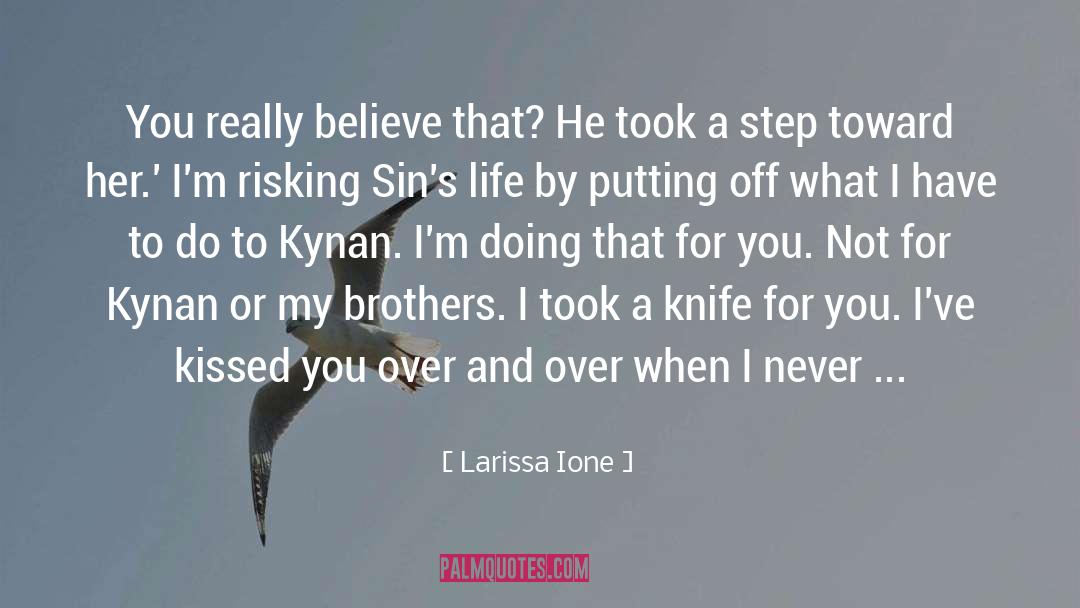 Kynan quotes by Larissa Ione