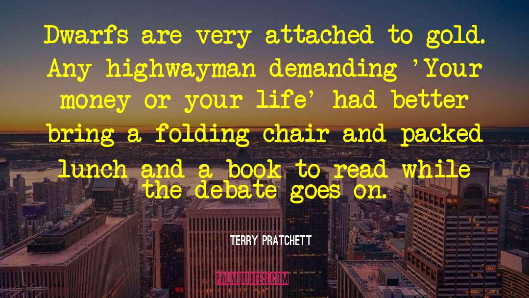 Kynaston Highwayman quotes by Terry Pratchett