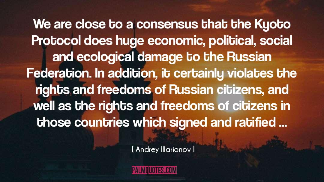 Kyoto Protocol quotes by Andrey Illarionov