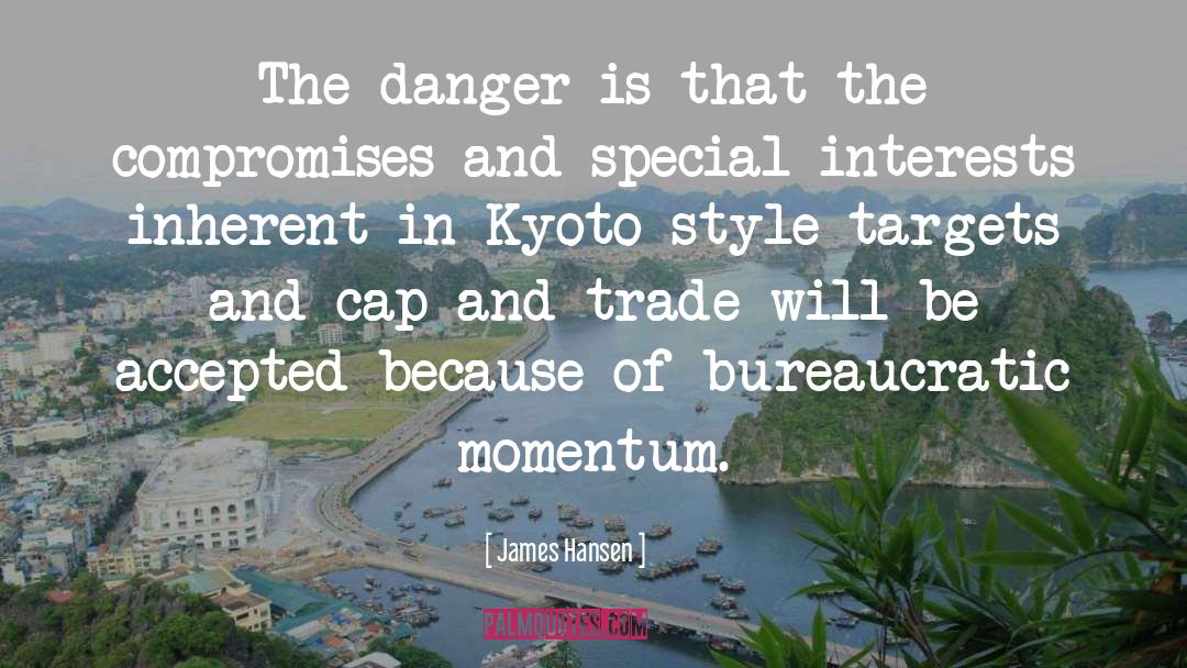 Kyoto quotes by James Hansen