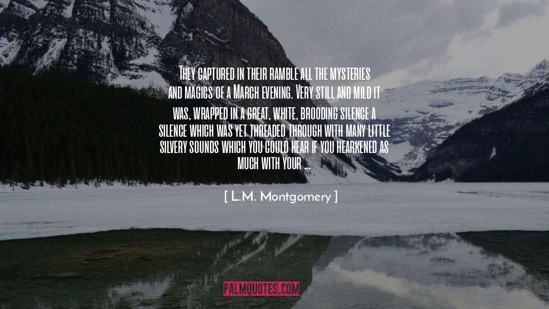 L 27m Montgomery quotes by L.M. Montgomery