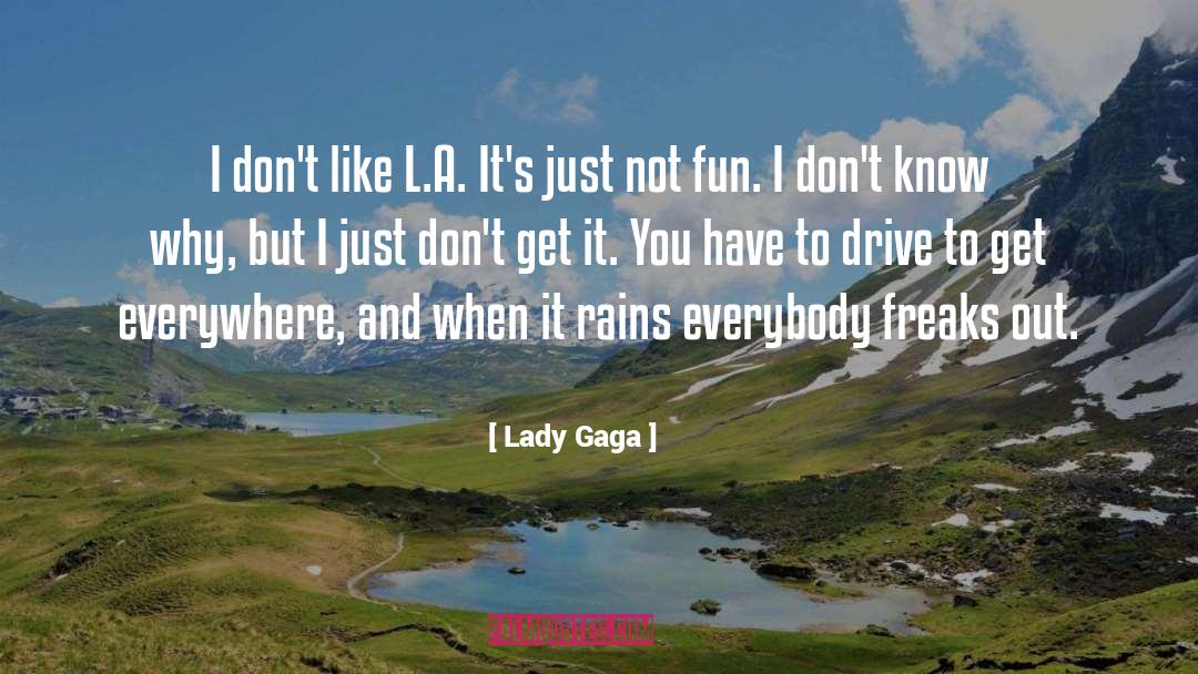 L A Quartet quotes by Lady Gaga