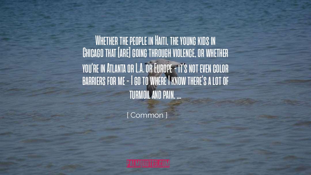 L A quotes by Common