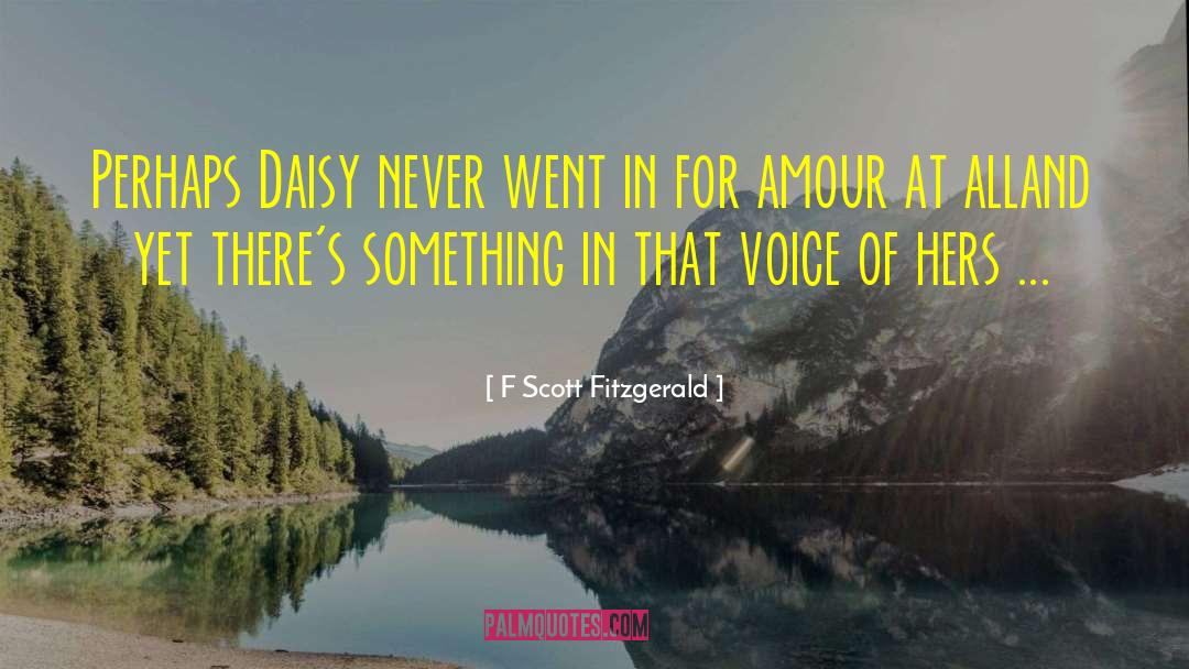 L Amour quotes by F Scott Fitzgerald
