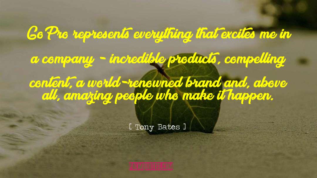 L B M Products quotes by Tony Bates