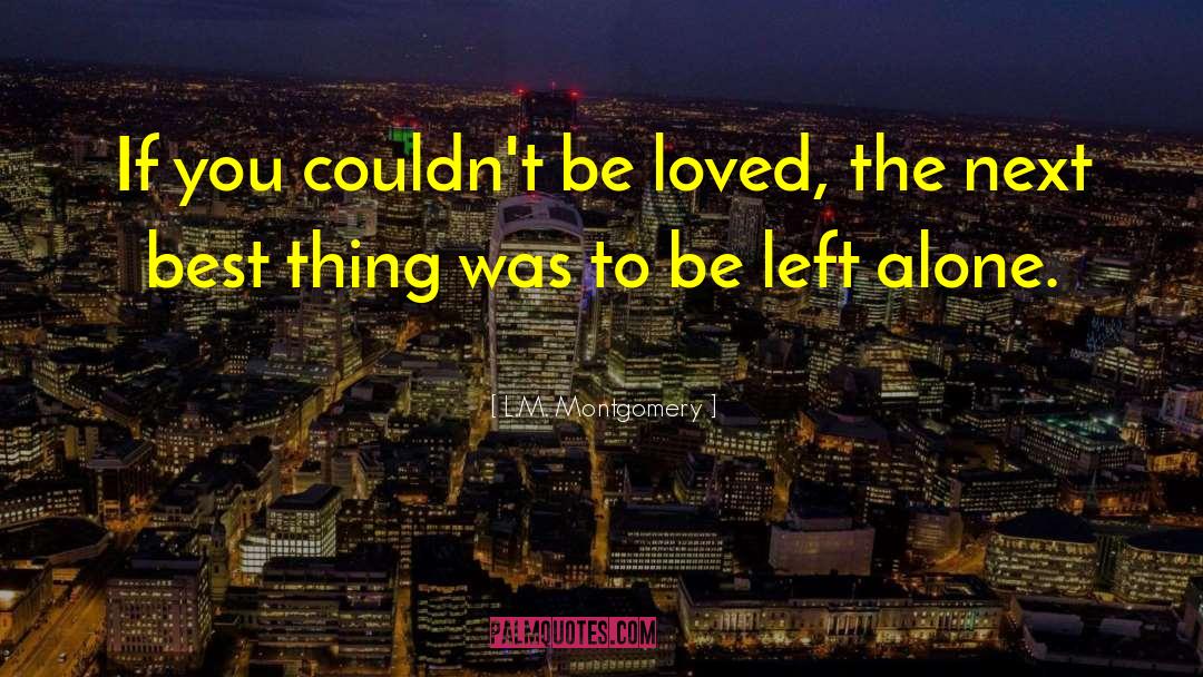 L M Montgomery quotes by L.M. Montgomery