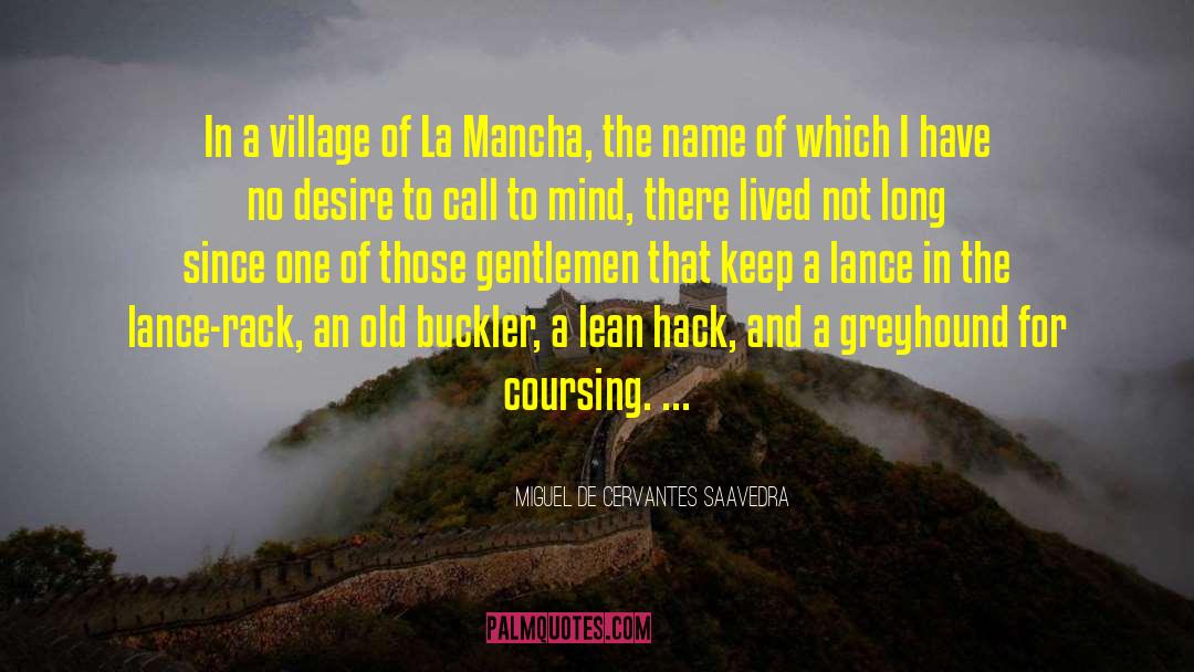 La Mancha quotes by Miguel De Cervantes Saavedra