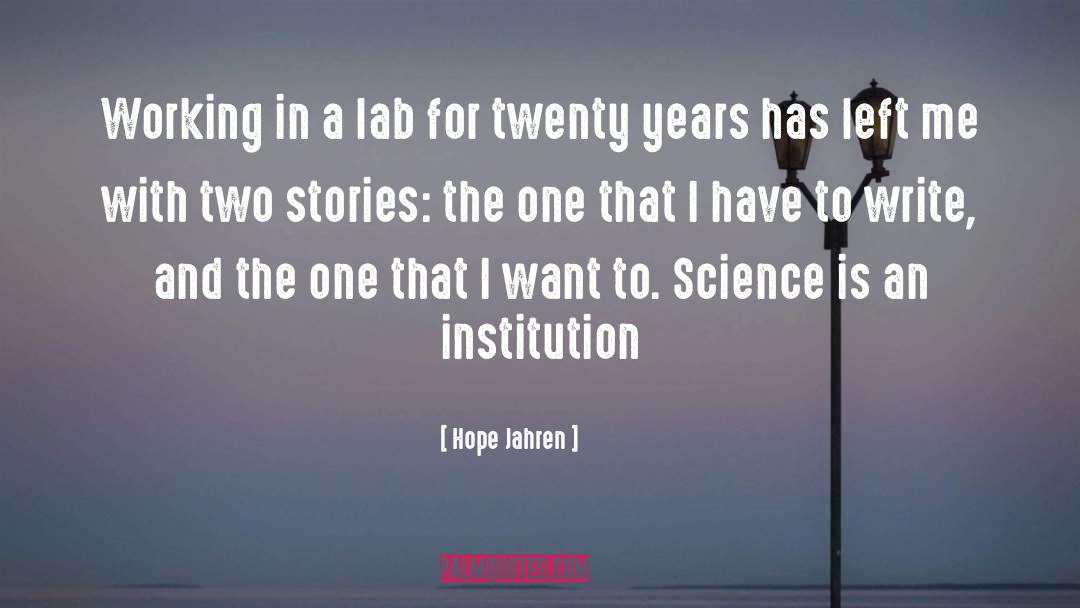 Lab quotes by Hope Jahren