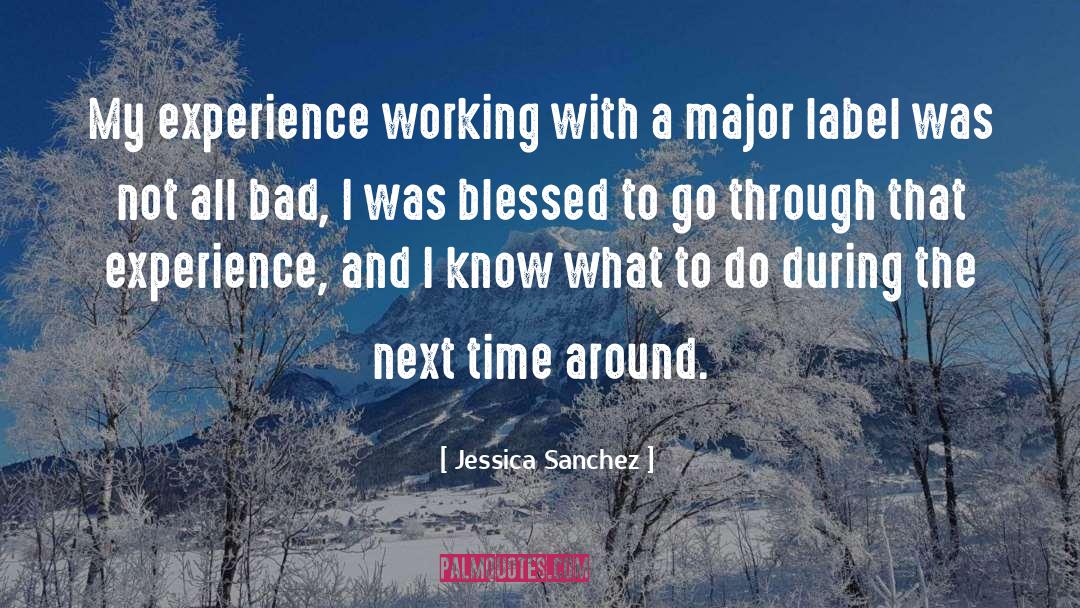 Label quotes by Jessica Sanchez