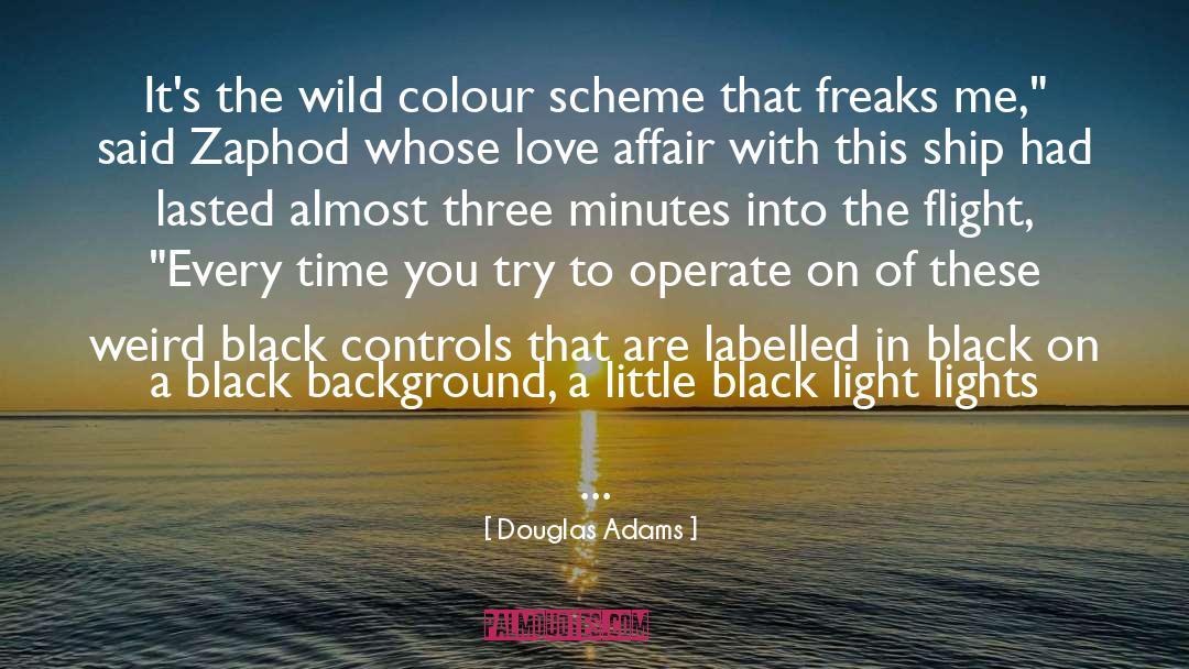 Labelled quotes by Douglas Adams