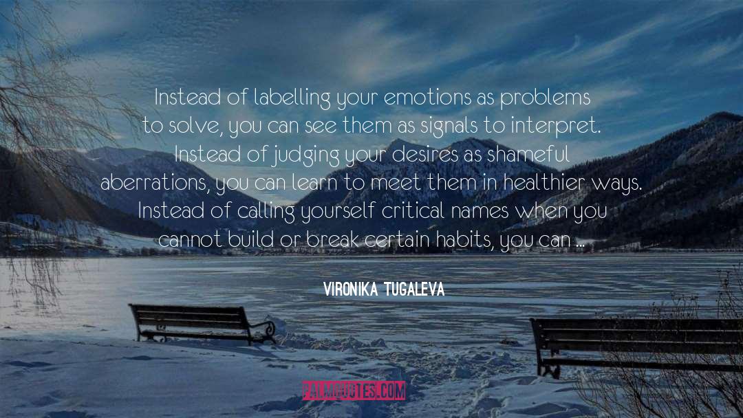 Labelling quotes by Vironika Tugaleva