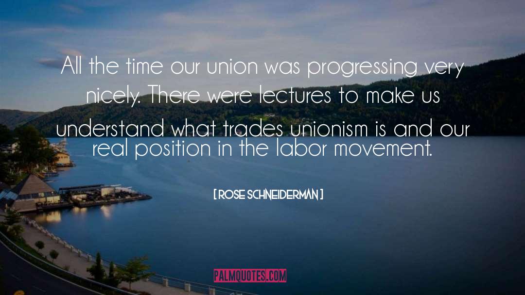 Labor Movement quotes by Rose Schneiderman