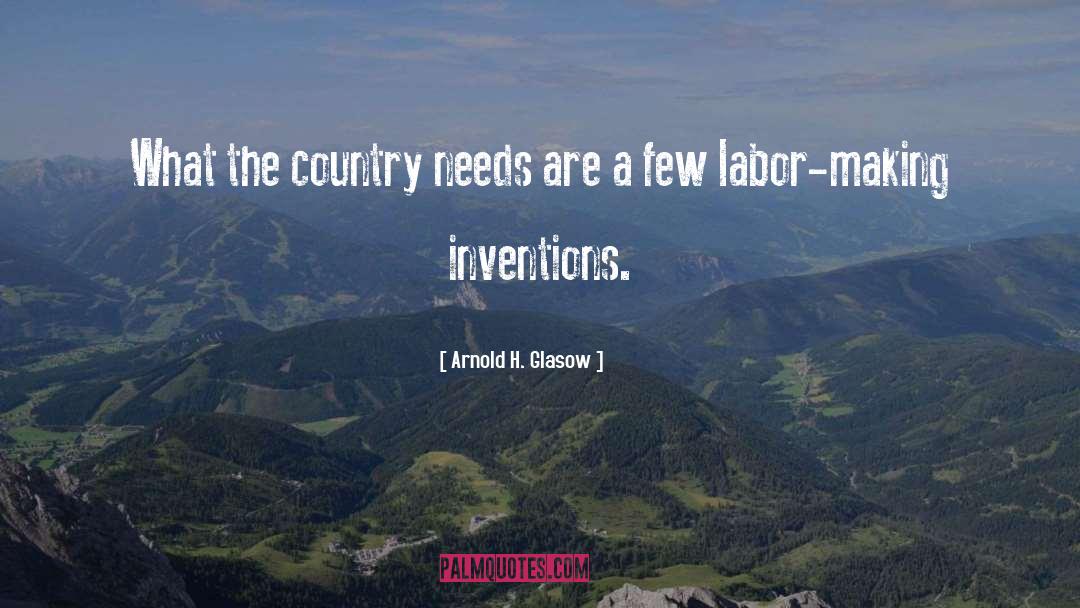 Labor quotes by Arnold H. Glasow