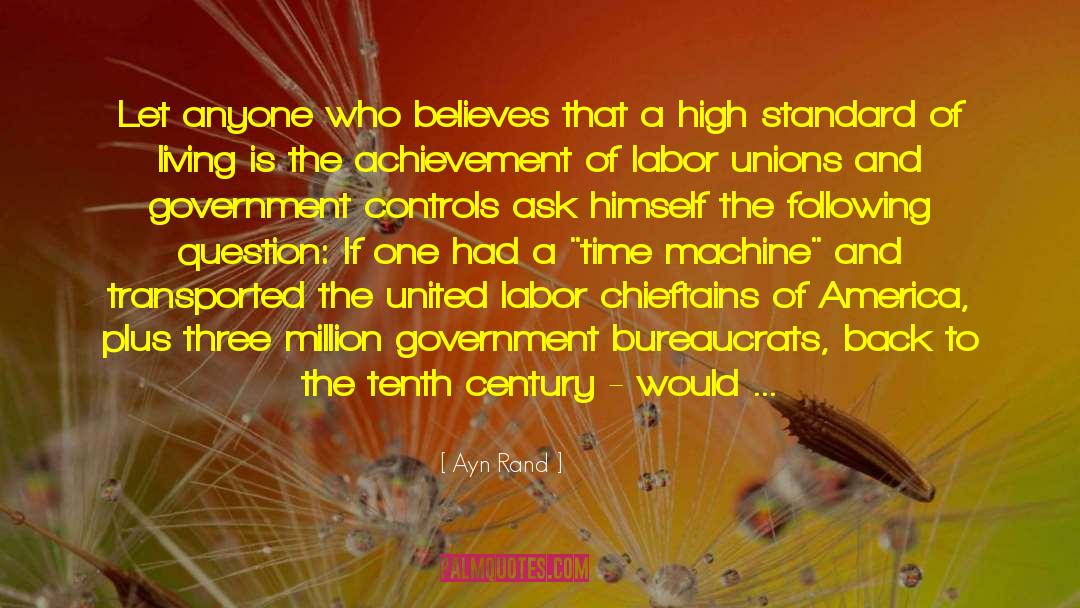 Labor Unions quotes by Ayn Rand