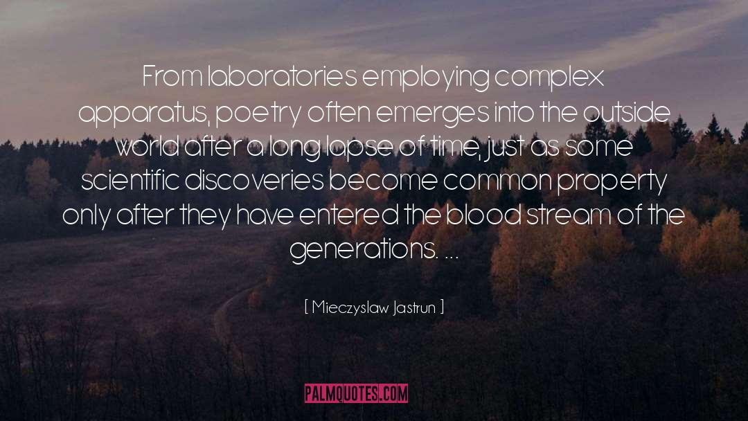 Laboratories quotes by Mieczyslaw Jastrun
