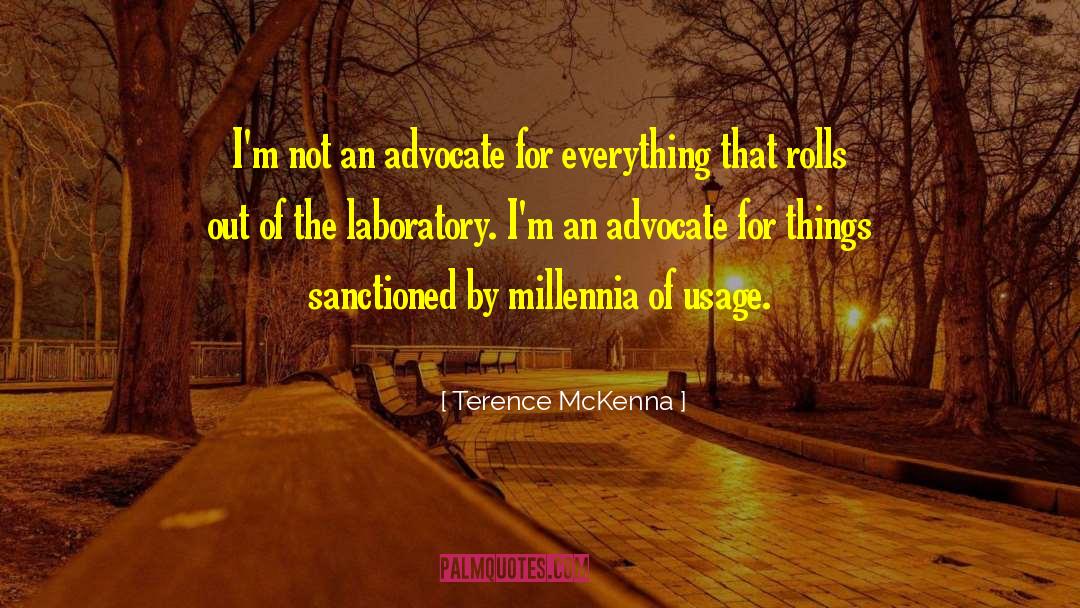 Laboratory quotes by Terence McKenna
