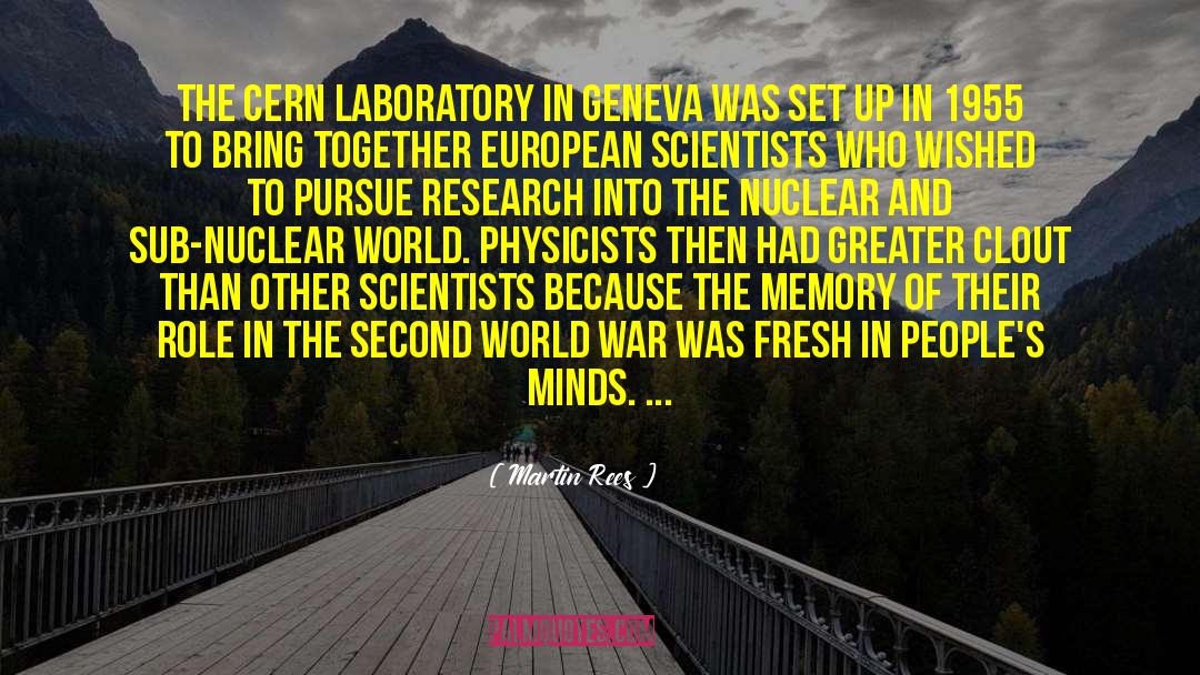 Laboratory quotes by Martin Rees