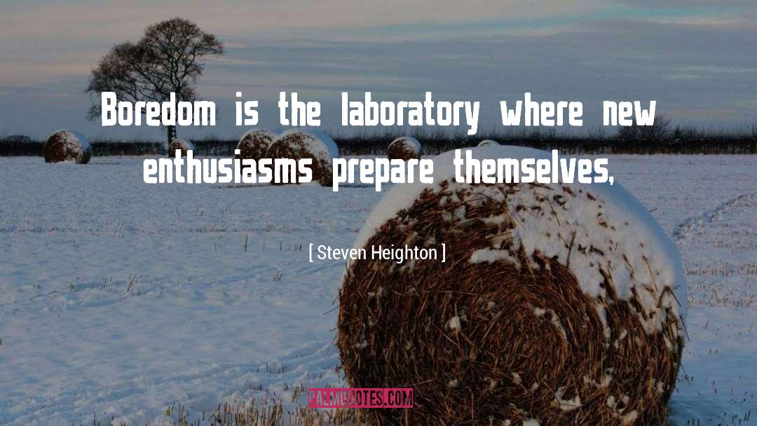 Laboratory quotes by Steven Heighton