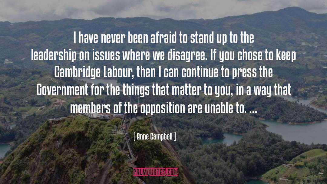 Labour Leadership Election 2010 quotes by Anne Campbell