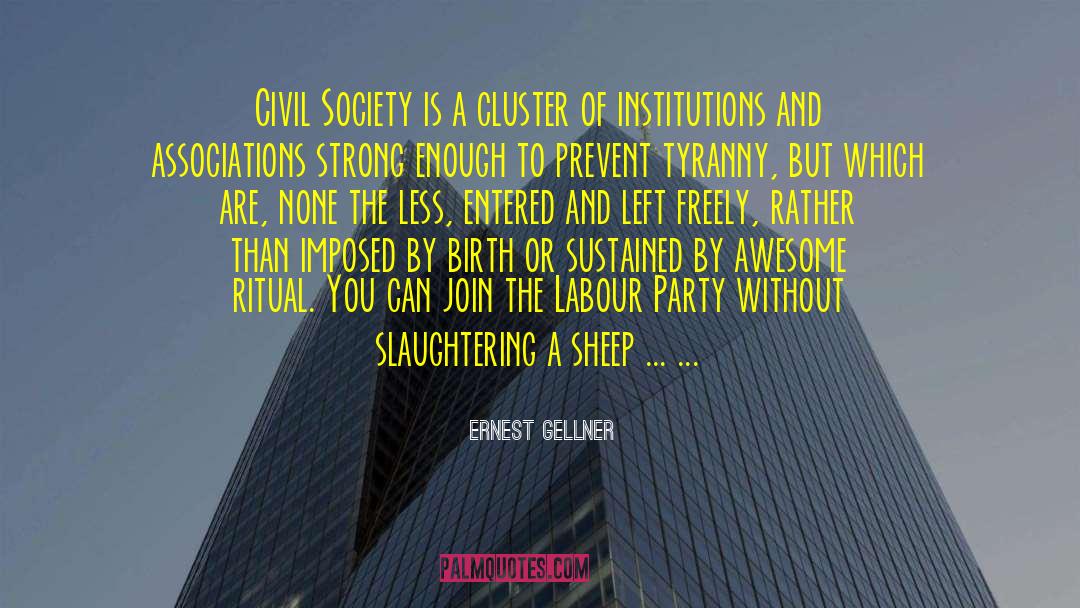 Labour Party quotes by Ernest Gellner