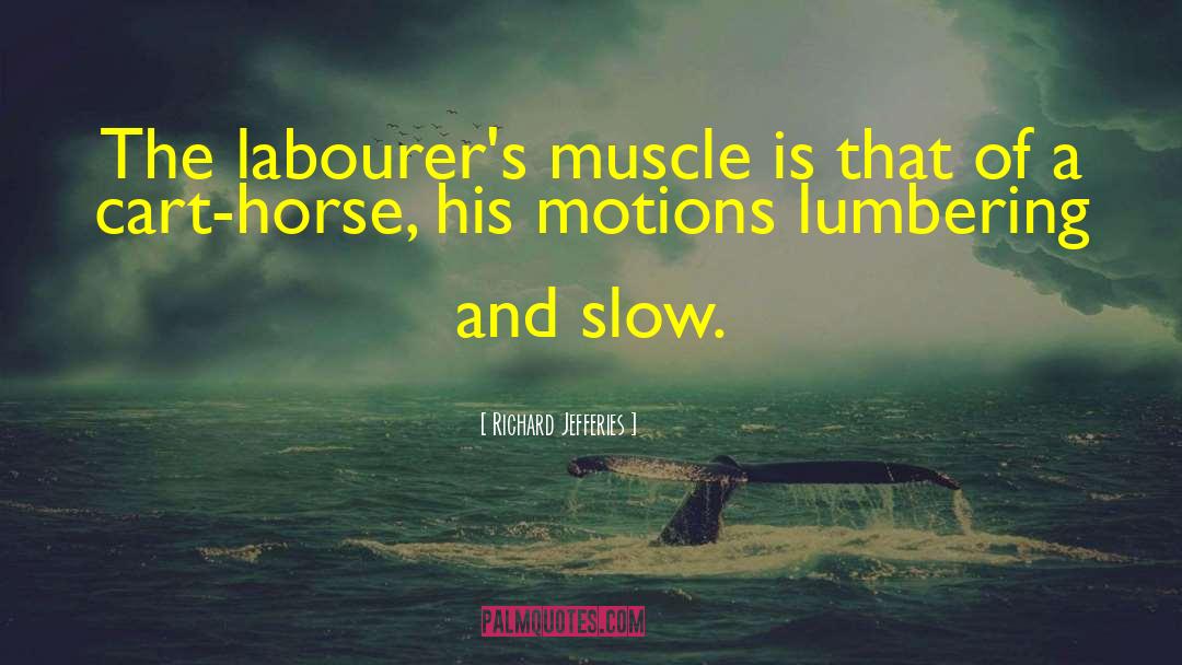 Labourer quotes by Richard Jefferies