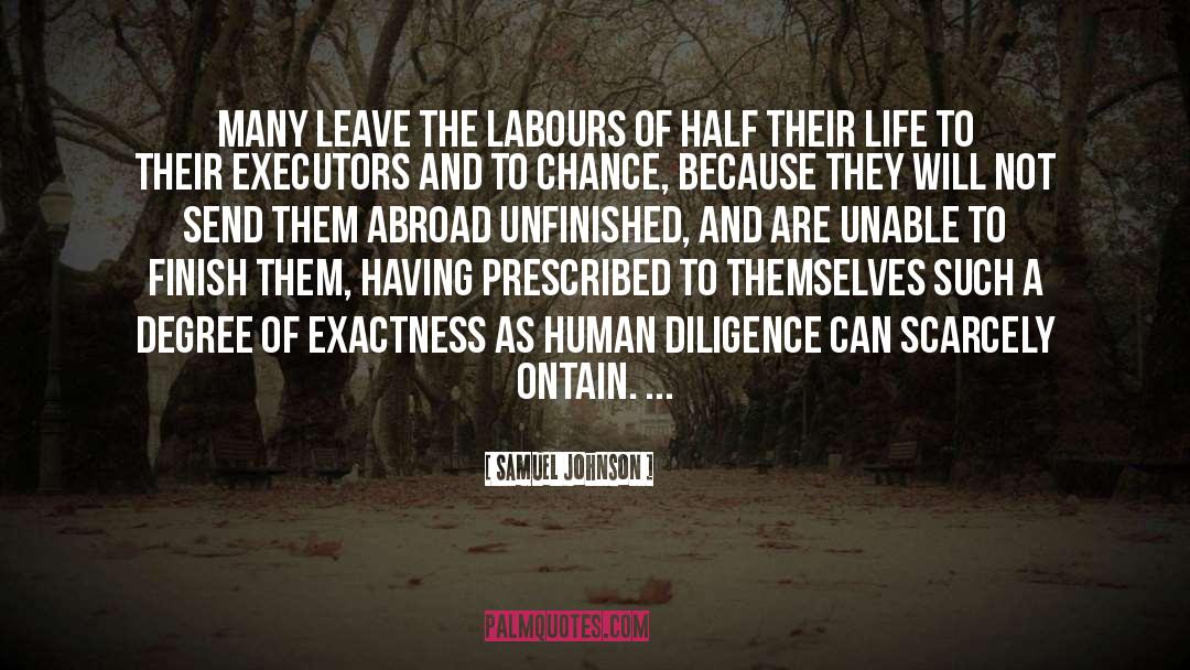Labours quotes by Samuel Johnson