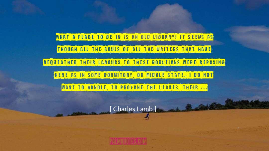 Labours quotes by Charles Lamb