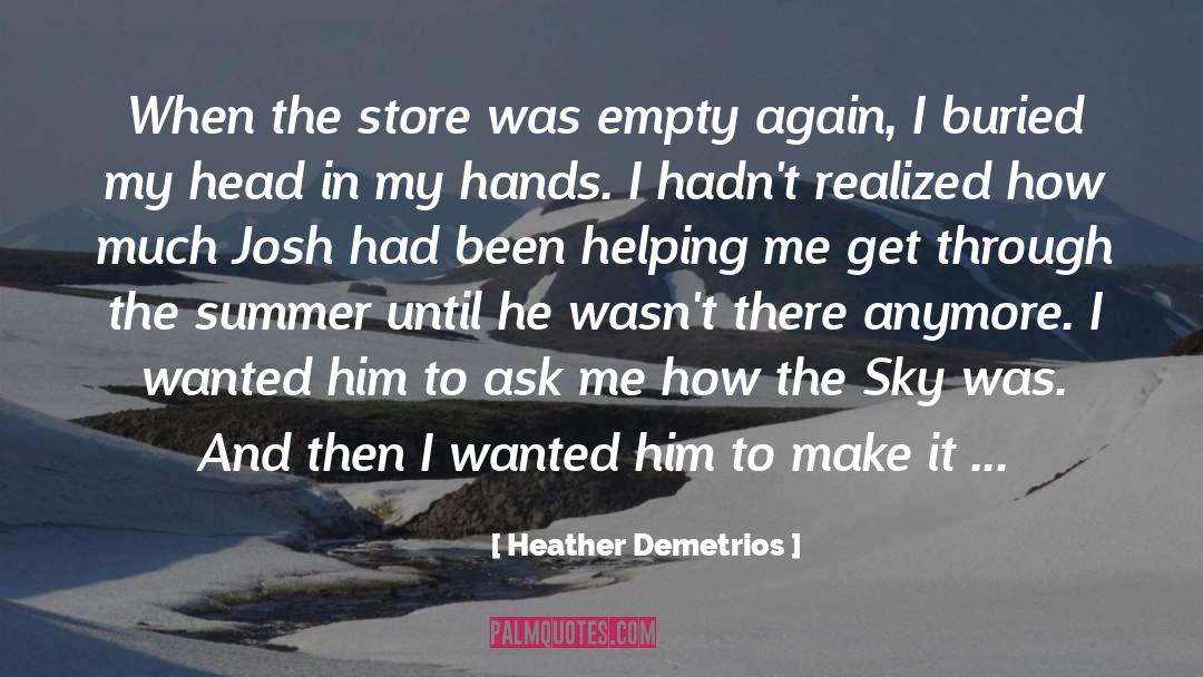 Labyrinth Helping Hands quotes by Heather Demetrios