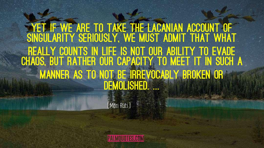 Lacanian quotes by Mari Ruti