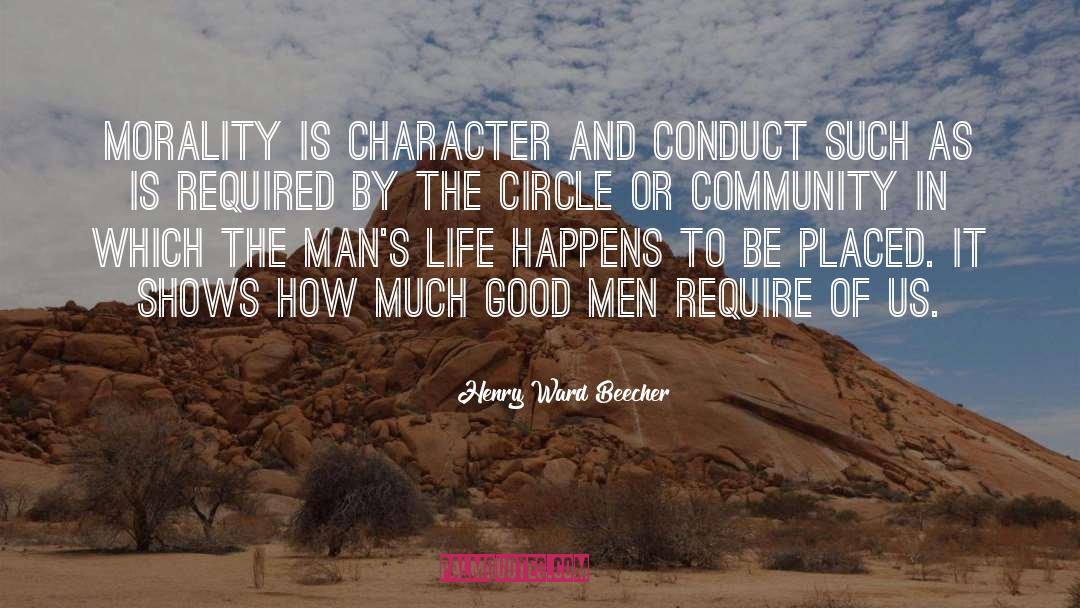 Lack Of Character quotes by Henry Ward Beecher