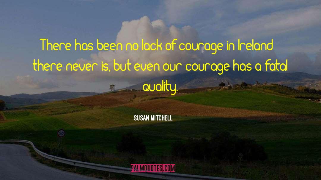 Lack Of Courage quotes by Susan Mitchell