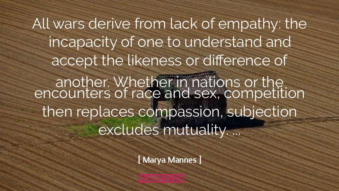 Lack Of Empathy quotes by Marya Mannes