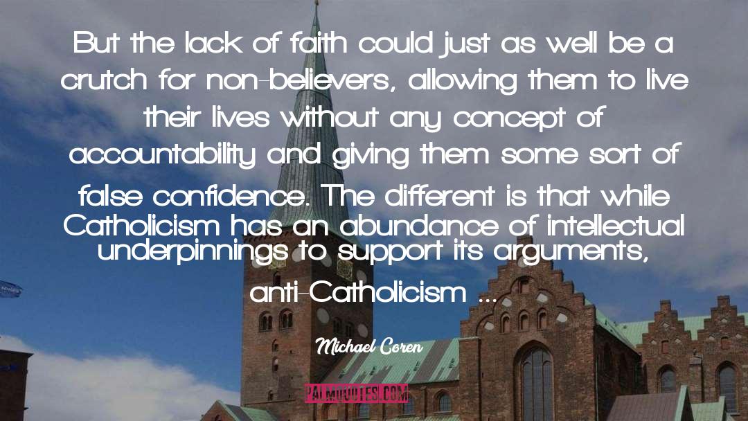 Lack Of Faith quotes by Michael Coren