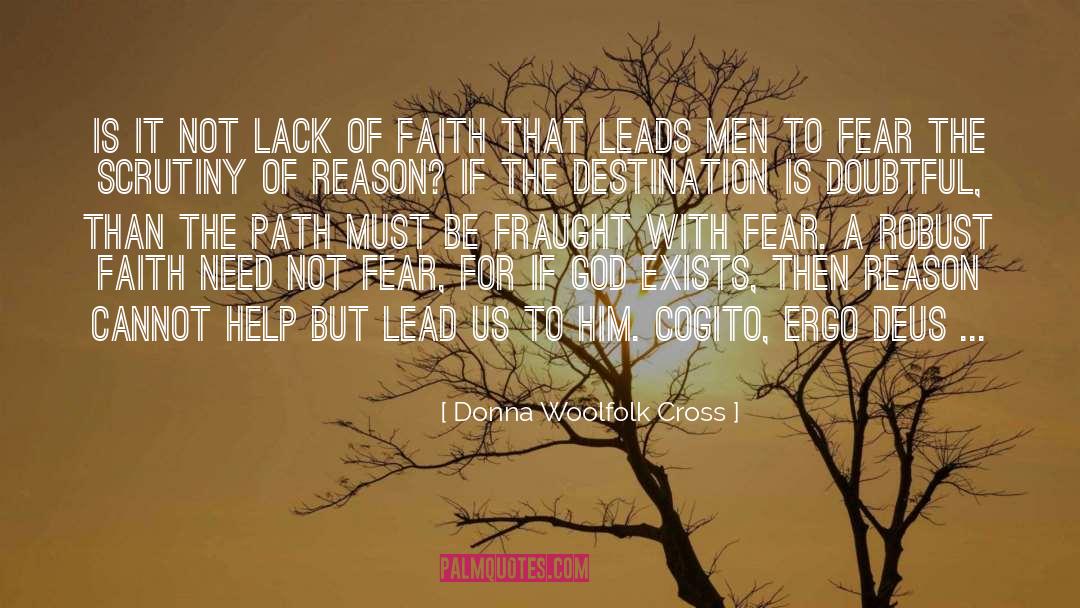 Lack Of Faith quotes by Donna Woolfolk Cross
