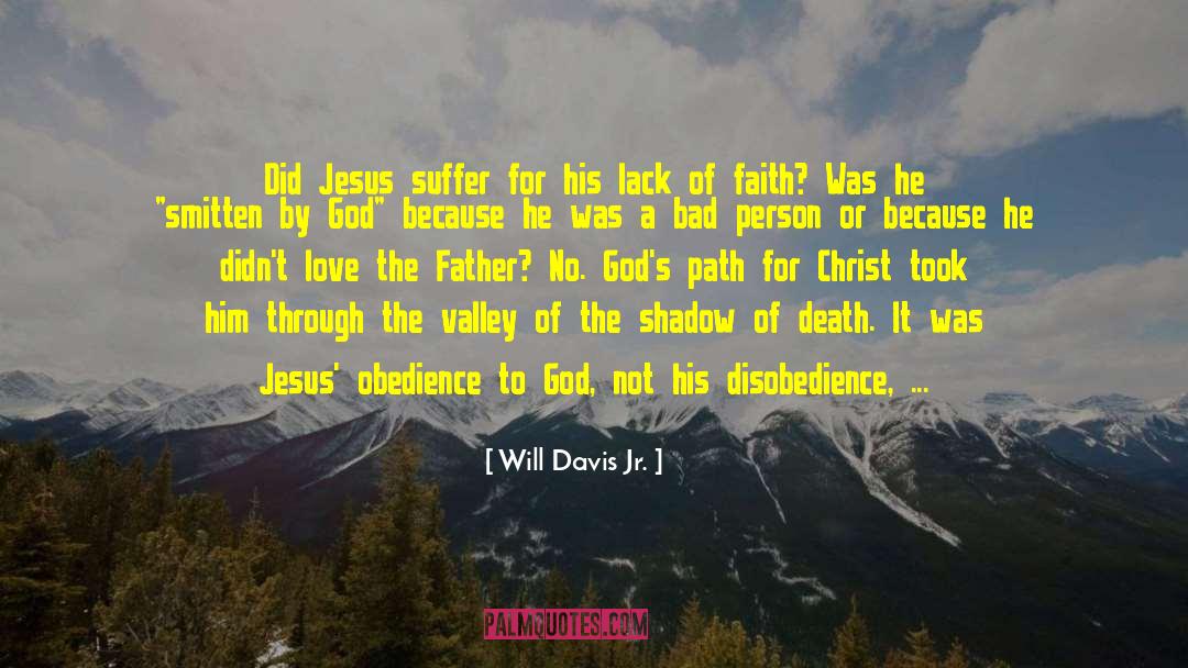 Lack Of Faith quotes by Will Davis Jr.
