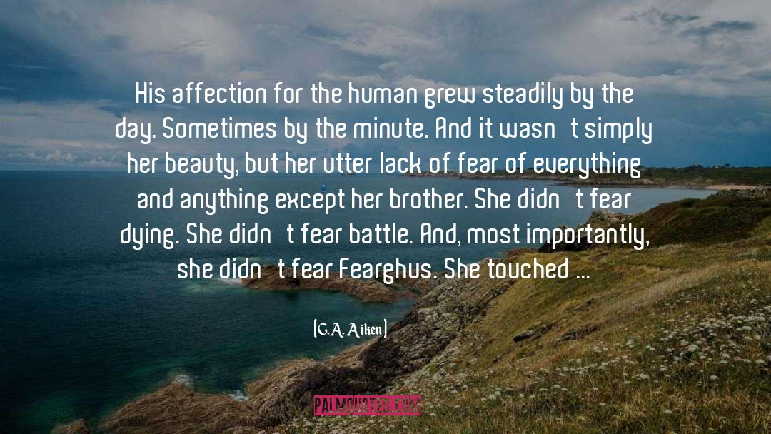 Lack Of Fear quotes by G.A. Aiken