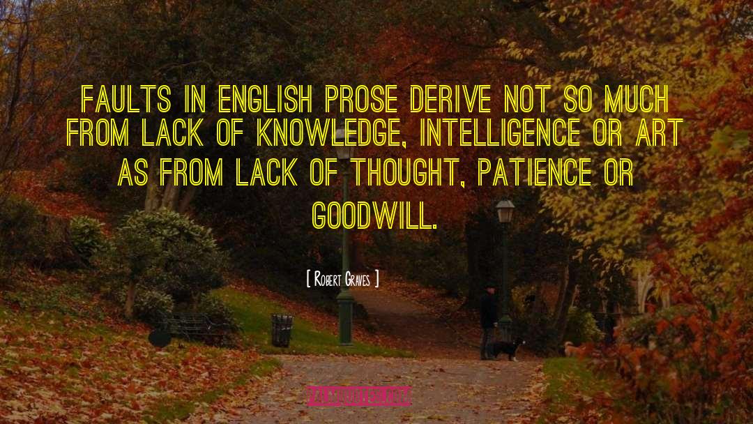 Lack Of Knowledge quotes by Robert Graves