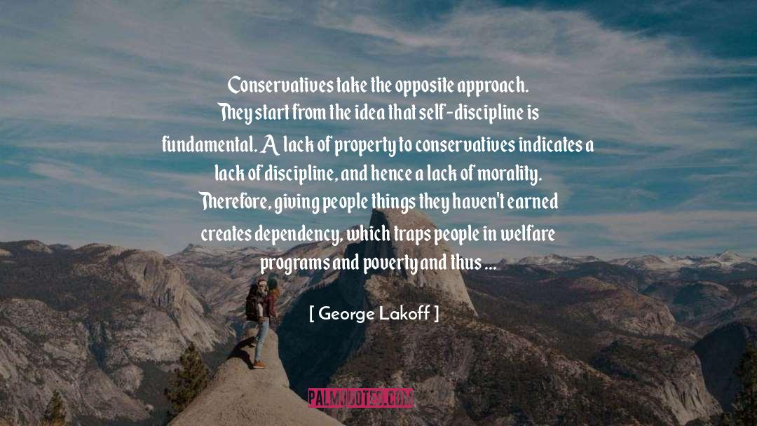 Lack Of Moderation quotes by George Lakoff