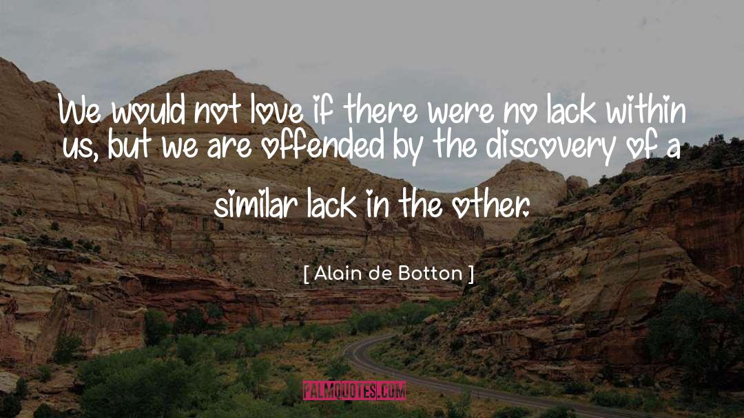 Lack Of Morals quotes by Alain De Botton