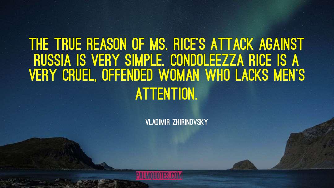 Lacks quotes by Vladimir Zhirinovsky