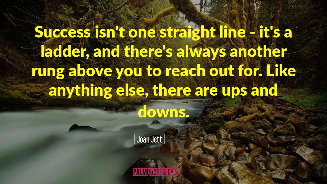 Ladder Like Shelves quotes by Joan Jett