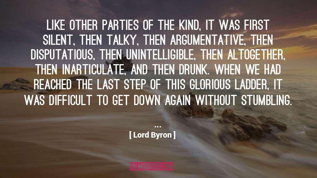 Ladder Like Shelves quotes by Lord Byron