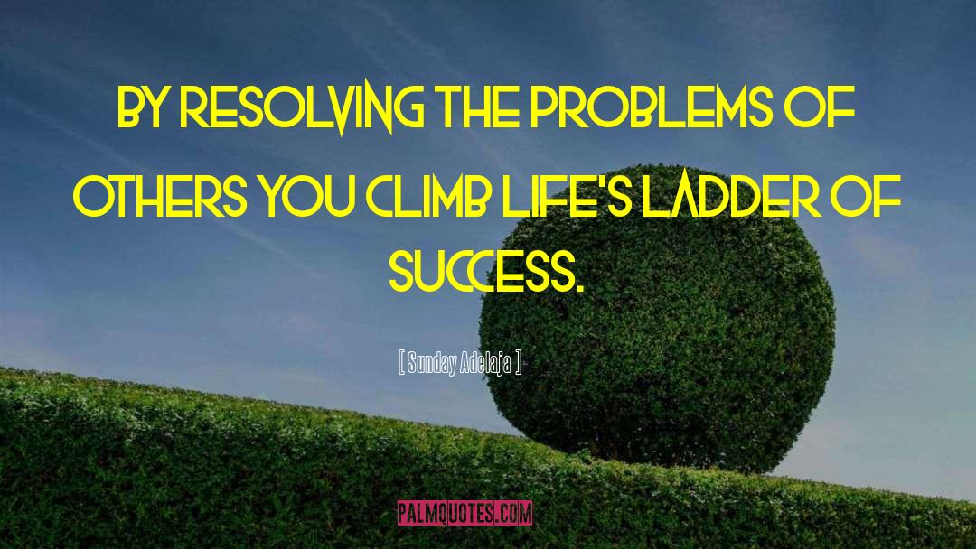 Ladder Of Success quotes by Sunday Adelaja