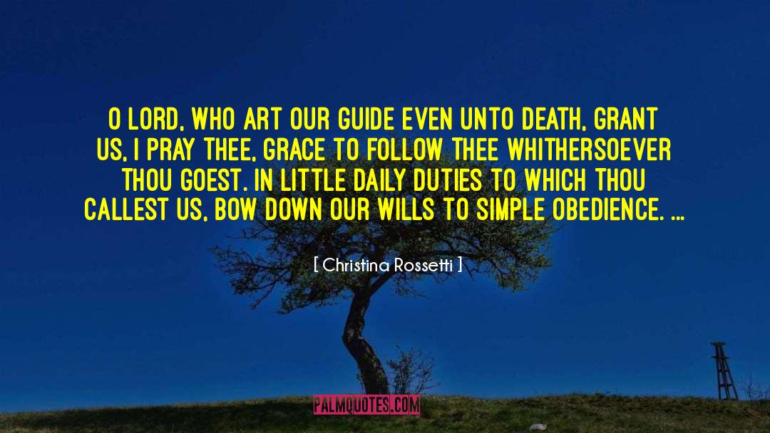 Lady Grace quotes by Christina Rossetti