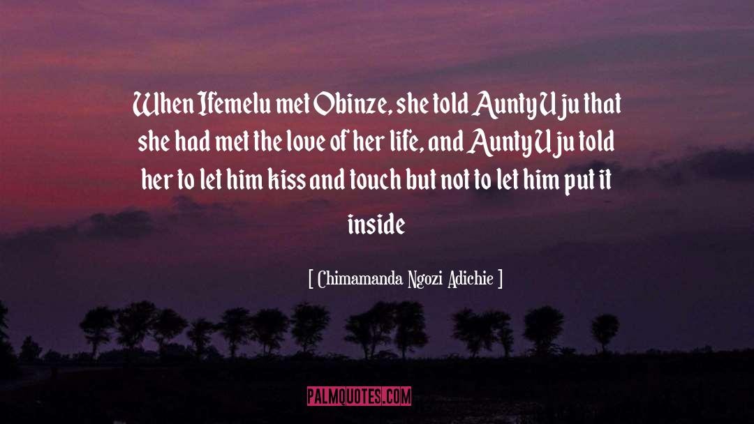 Lady Love quotes by Chimamanda Ngozi Adichie