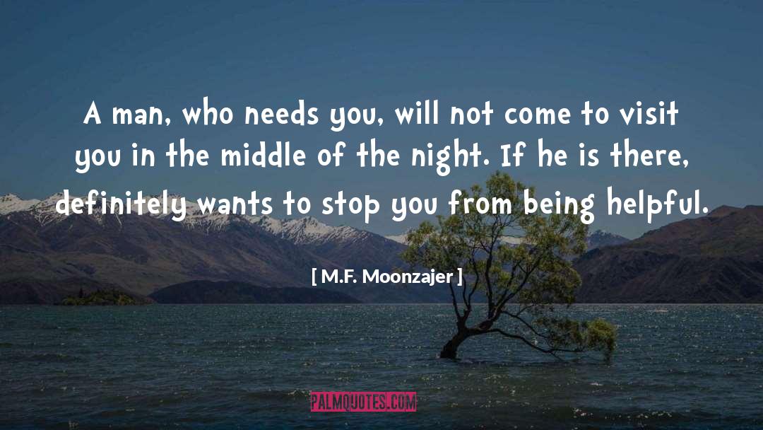 Lady Of The Night quotes by M.F. Moonzajer