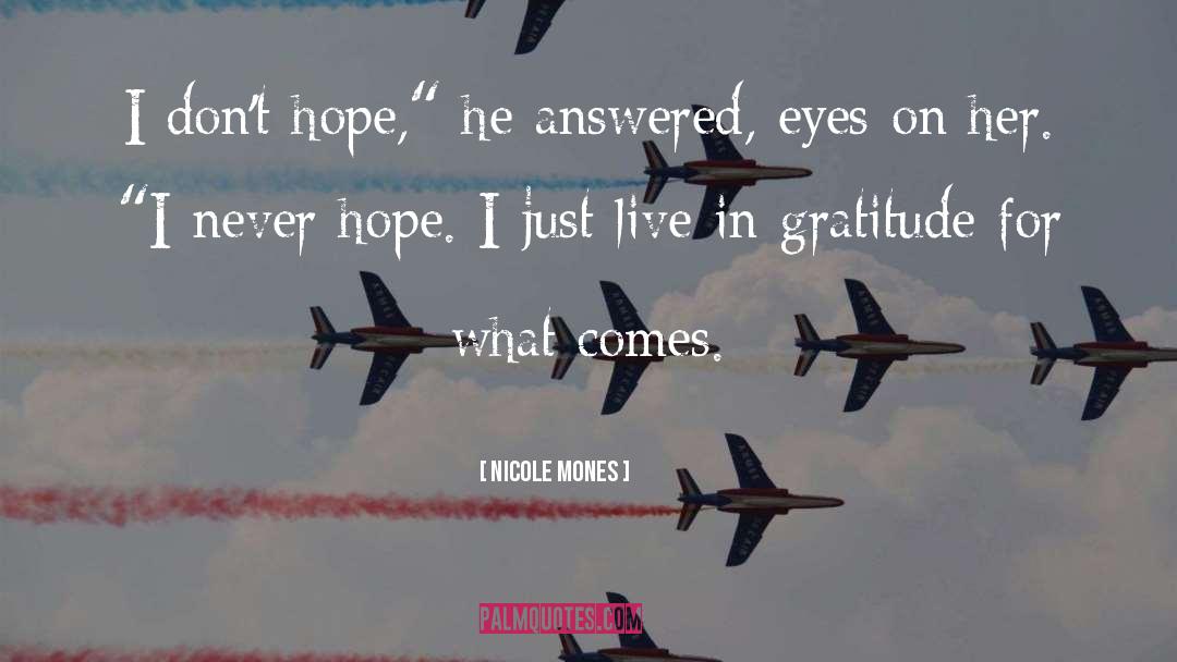 Ladybird Hope quotes by Nicole Mones