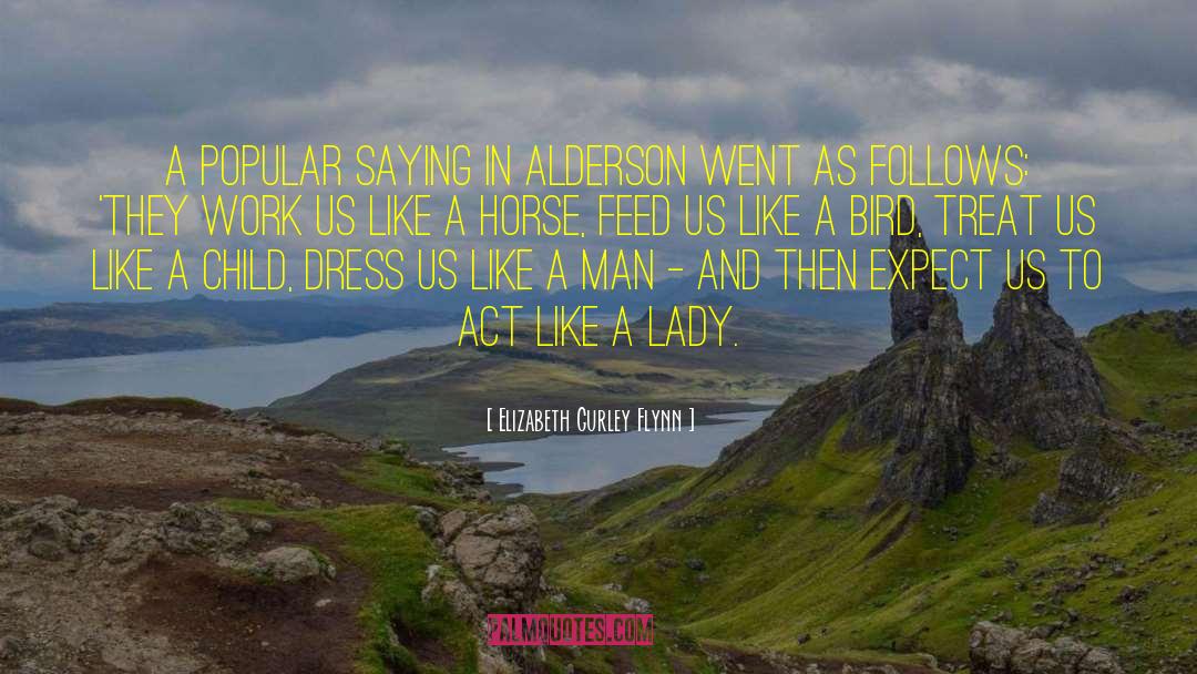 Ladylike quotes by Elizabeth Gurley Flynn